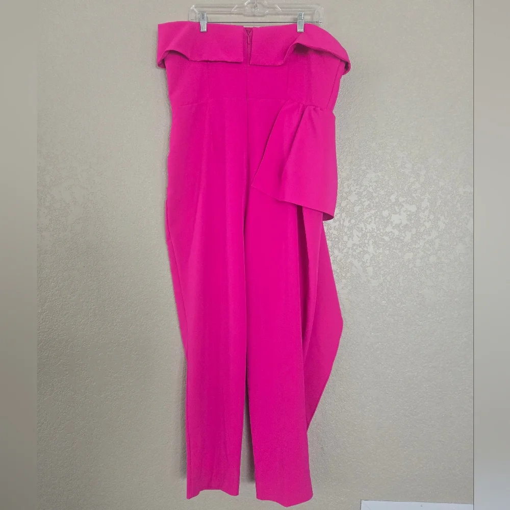 NWOT, NY&C Strapless Pink Jumpsuit XL - Picture 5 of 13
